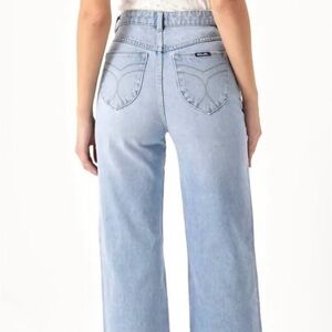 NWT ROLLA'S Heidi Ankle Light Blue Flare Jeans